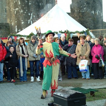 Caerphilly Medieval Christmas Market Video